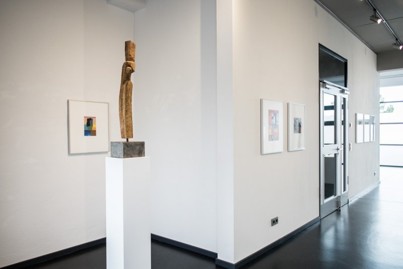Peter Lewandowski – Skulptur und Collage, Installationsaufnahmen der Ausstellung.