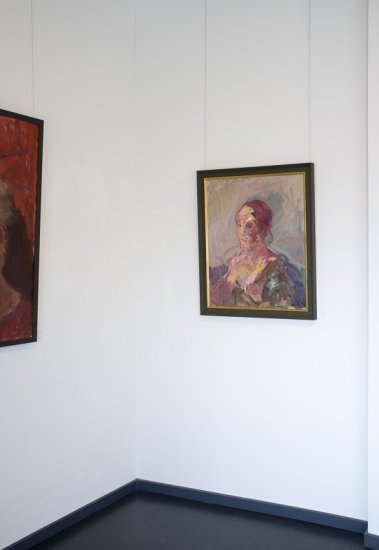 Installationsansichten Malerei Hartmut Klatt