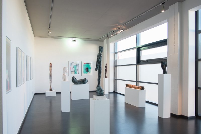 Installation der Ausstellung »Wilfried Schröder – FIGUR«