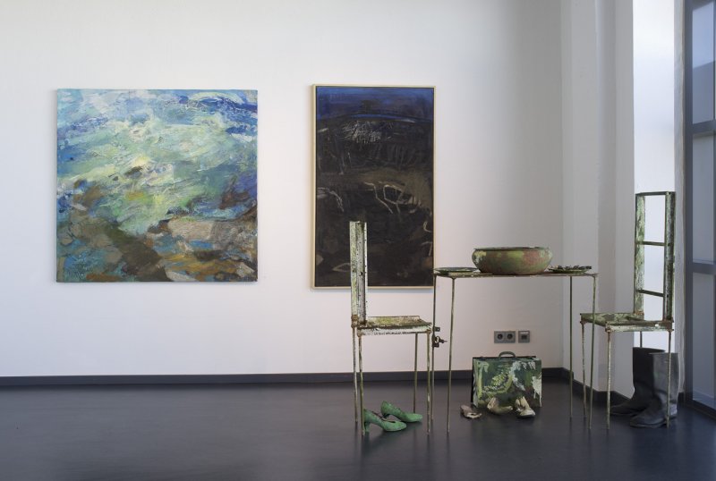 Unerwartete Metamorphosen – Udo Richter und Britta Naumann, Installationsaufnahmen der Ausstellung.
