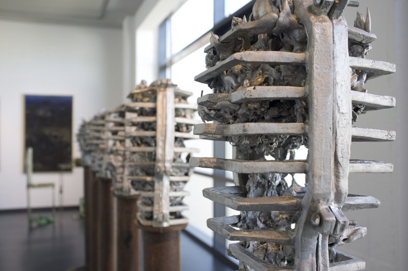 Unerwartete Metamorphosen – Udo Richter und Britta Naumann, Installationsaufnahmen der Ausstellung.