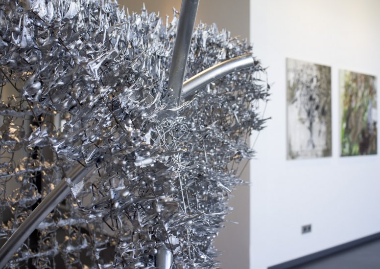 Unerwartete Metamorphosen – Udo Richter und Britta Naumann, Installationsaufnahmen der Ausstellung.