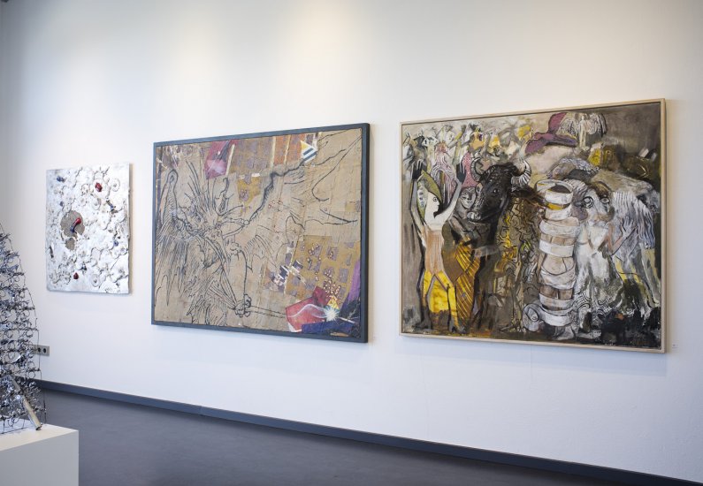 Unerwartete Metamorphosen – Udo Richter und Britta Naumann, Installationsaufnahmen der Ausstellung.