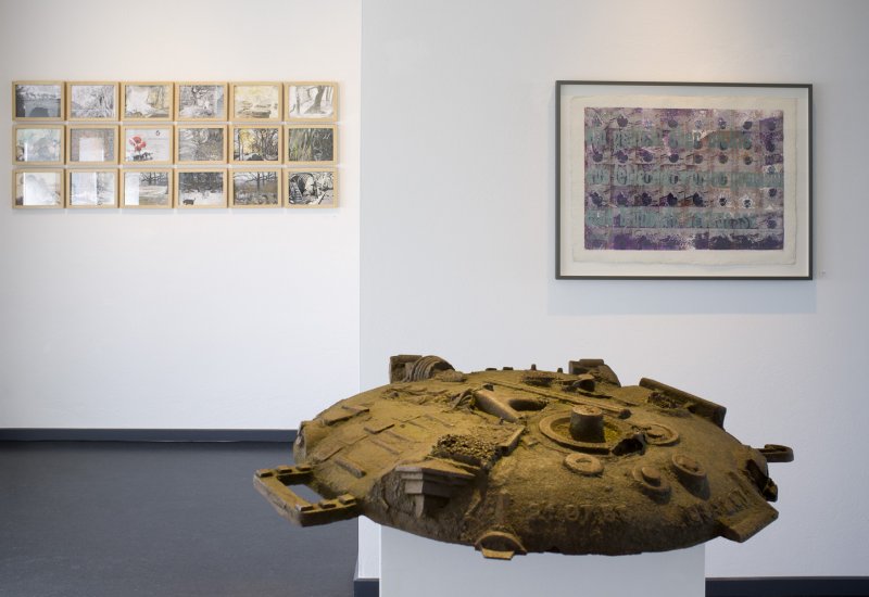 Unerwartete Metamorphosen – Udo Richter und Britta Naumann, Installationsaufnahmen der Ausstellung.